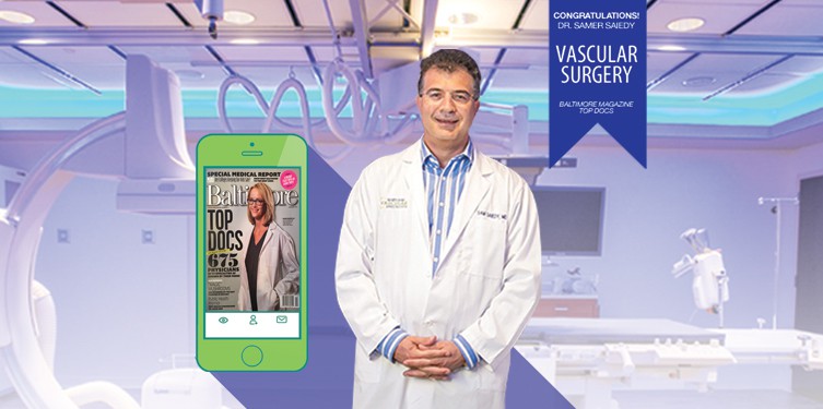 Dr. Samer Saiedy Maryland Vascular Specialists Top Doctor in Baltimore, MD